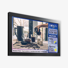 Horizontal Digital Signage + Customised Frame